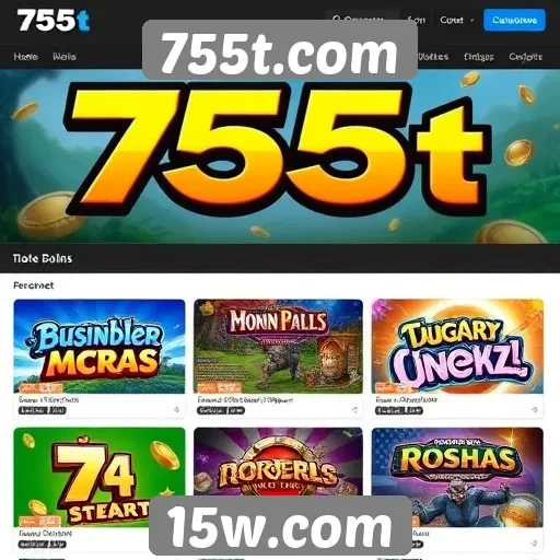 Jogos populares disponíveis no 755t.com